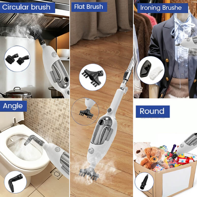 1300 wsteam mop handheld cleaner multi brush head itoolmax