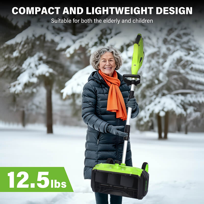 16inch electric snow shovels 12.5lbs lightweight itoolmax