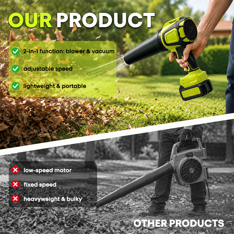 2 in 1 40000rpm motor cordless leaf blower vacuum advantaged itoolmax