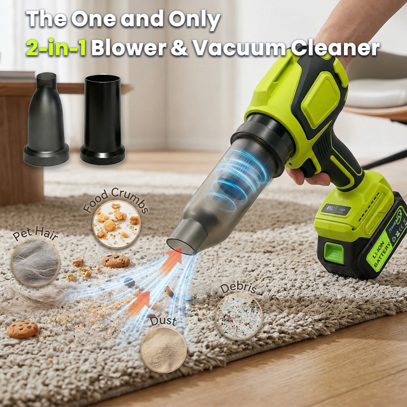 2 in 1 140000 rpm motor cordless leaf blower vacuum itoolmax