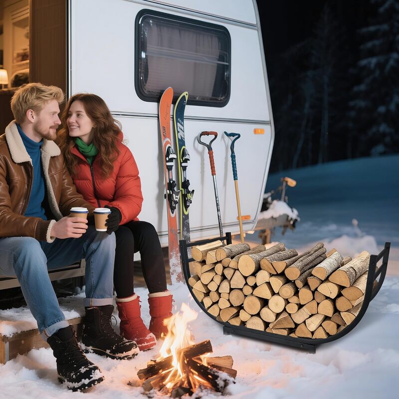 itoolmax 25” firewood rack outdoor and indoor camping