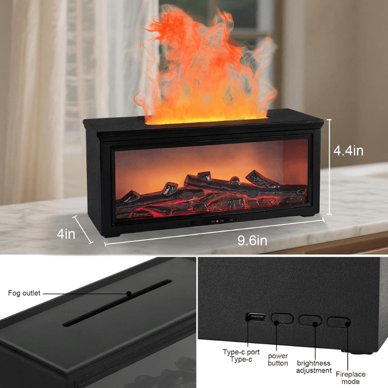 3d fireplace aroma diffuser itoolmax