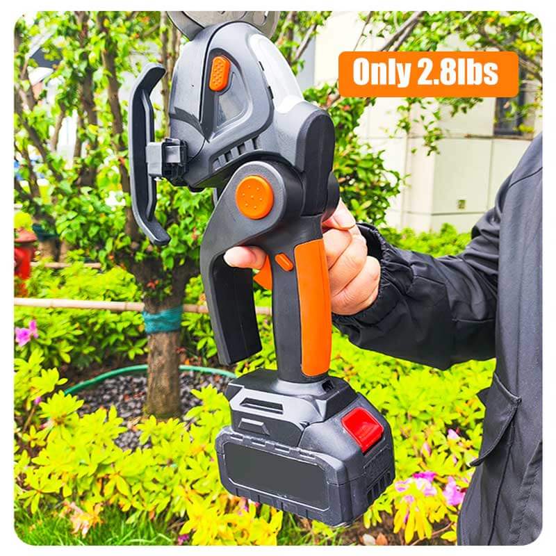 Only 2,8lbs, easy to carry and hold long time without hassle.