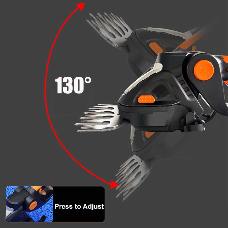 Adjust the 0°-130° head to meet your different trimming needs.