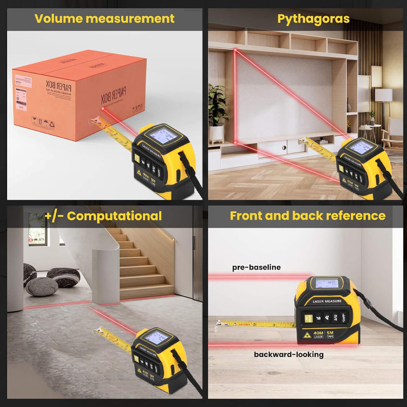 iToolMax 5 in 1 Digital Bluetooth Laser Tape Measure