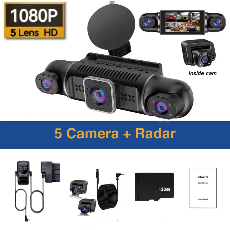 5channel cordless 360 dash camera with wifi package