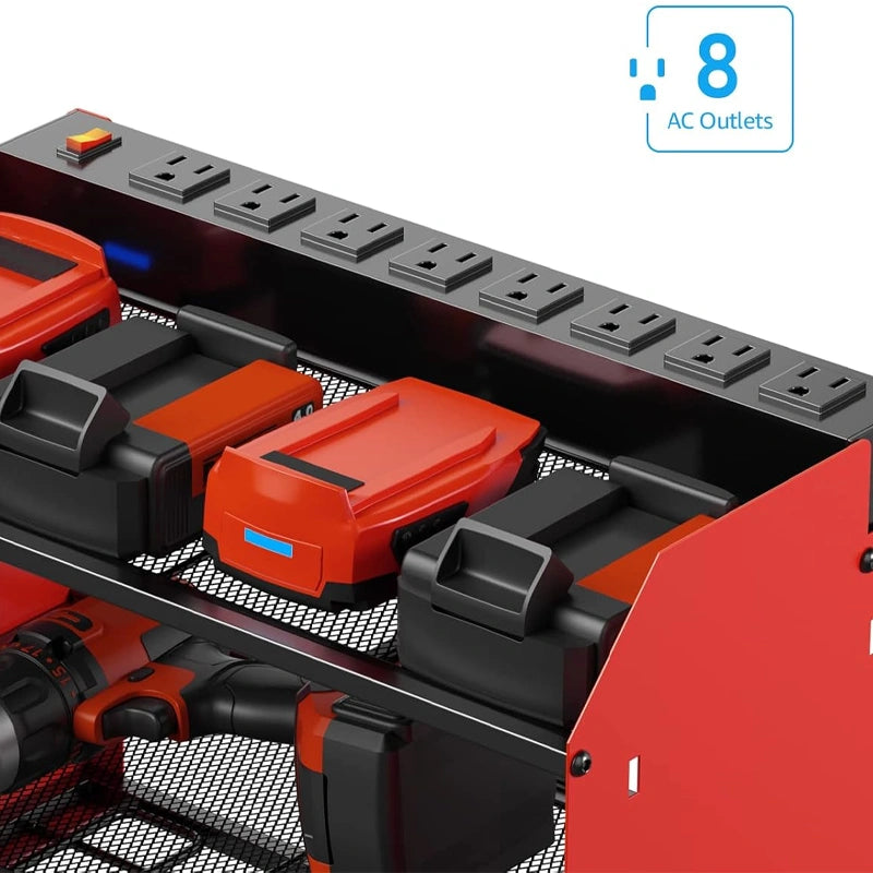 8 outlet power tool organzice charging station 16inch itoolmax