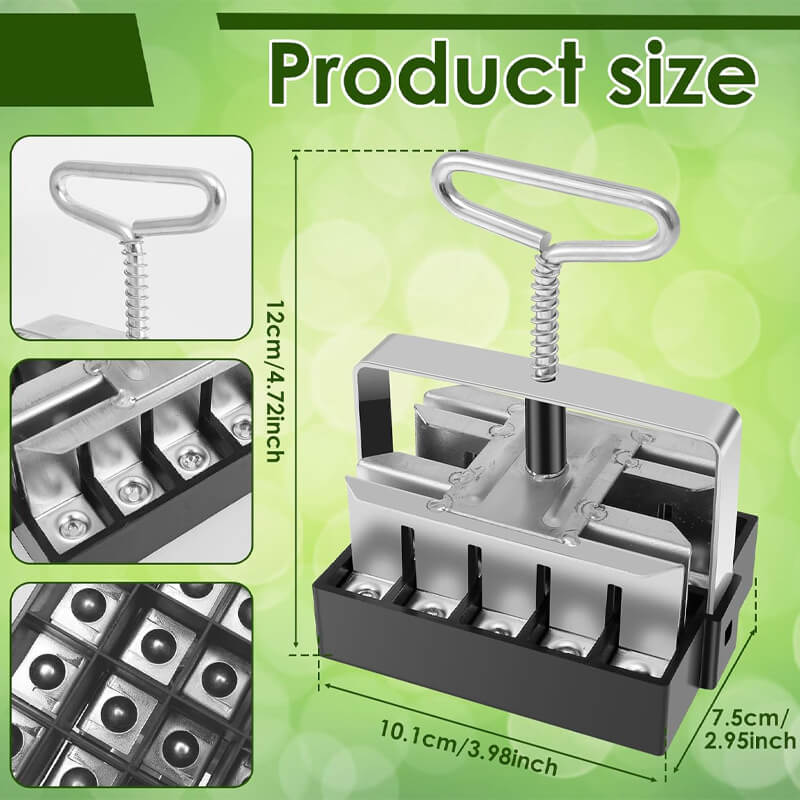iToolMax Cell Soil Block Maker with 3 Kinds Seed Pins