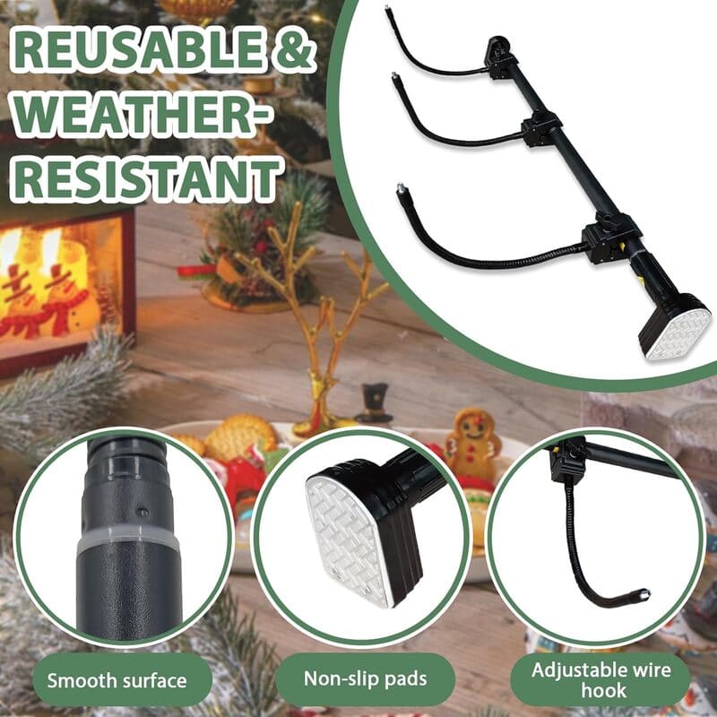 Adjustable Christmas Garland Hanger for Front Door anti-slip_itoolmax