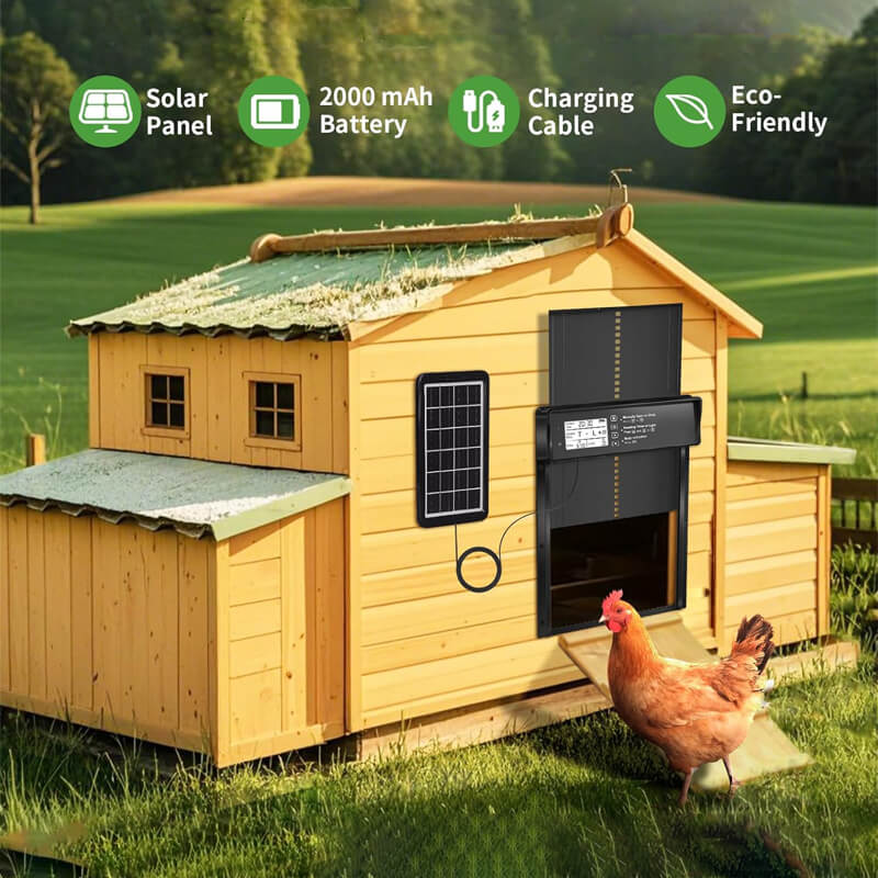 Automatic_Chicken_Coop_Door_Solar_Powered_with_Timer_Light_Sensor