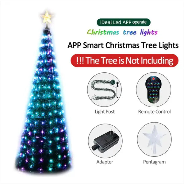 DIY-Weihnachtsbaumbeleuchtung mit individueller APP-Steuerung