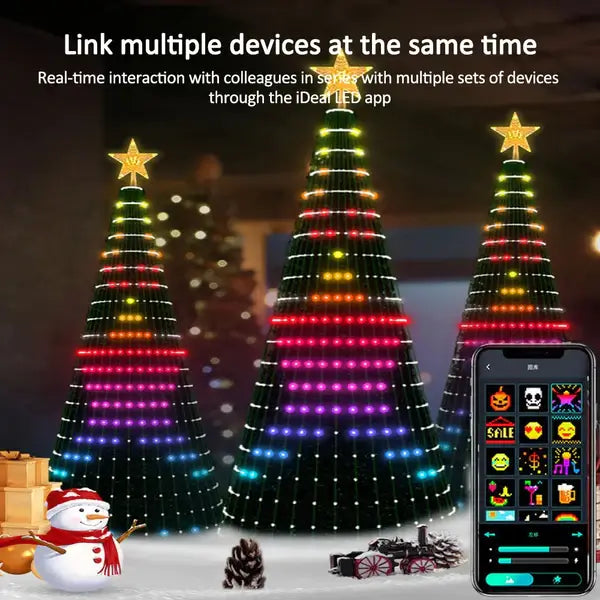 DIY-Weihnachtsbaumbeleuchtung mit individueller APP-Steuerung