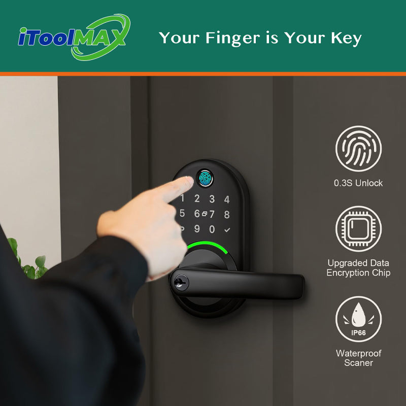 Fingerprint_Smart_Door_Knob