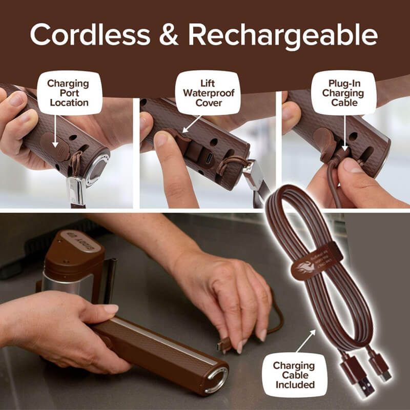 Cordless Bristle-free Grill Brush