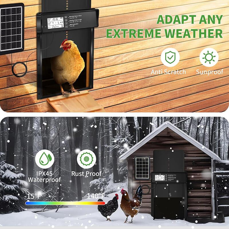 IP45_Waterproof_Multi-Mode_Chicken_Door_Opener