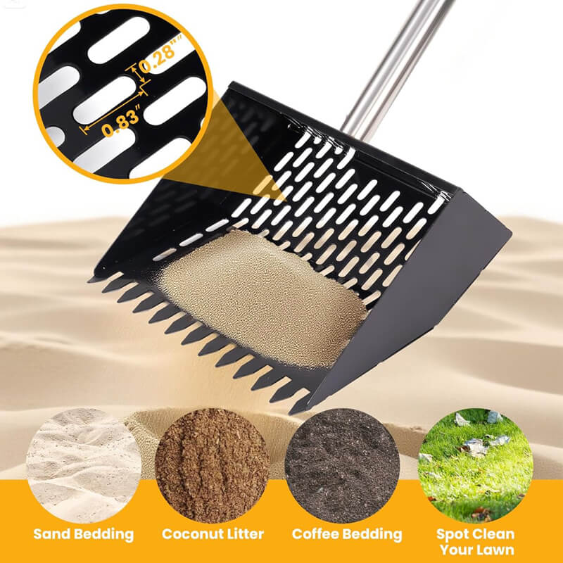 Metal Coop Shovel for Sand