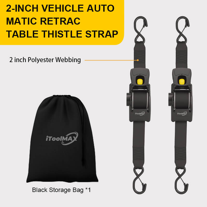 auto self retractable ratchet straps bag itoolmax