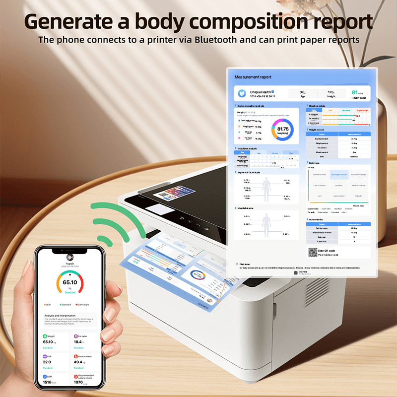 body fat and weight scale app report itoolmax