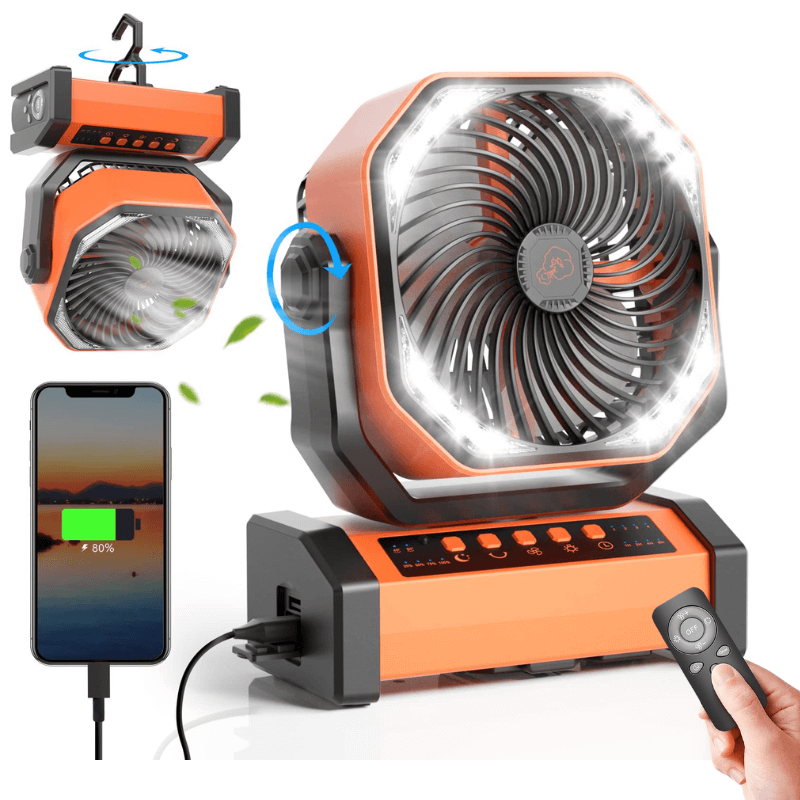 ventilator camping 3 in 1 Akku Camping Ventilator