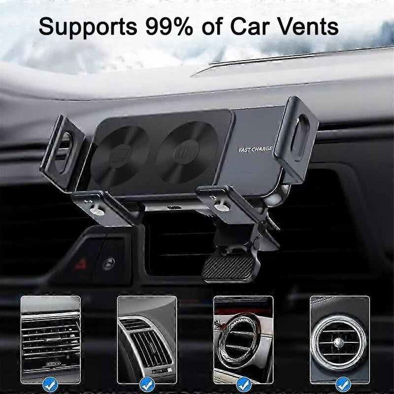 iToolMax 2 in 1 smart wireless car charger phone holder 99