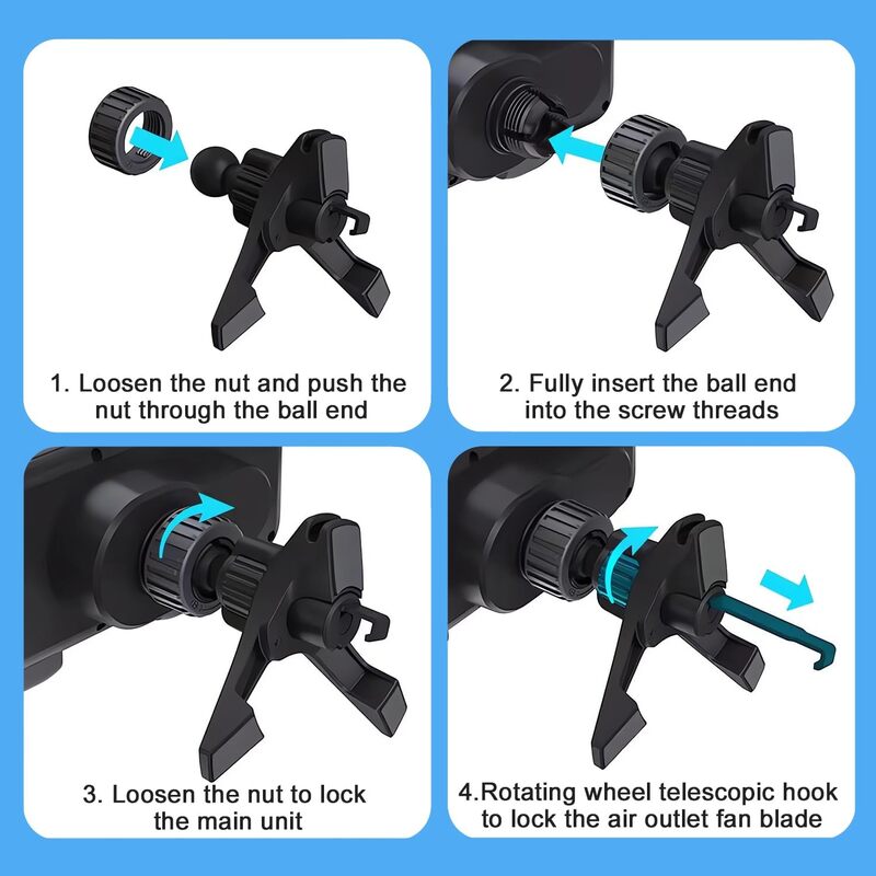 iToolMax 2 in 1 smart wireless car charger phone holder manual