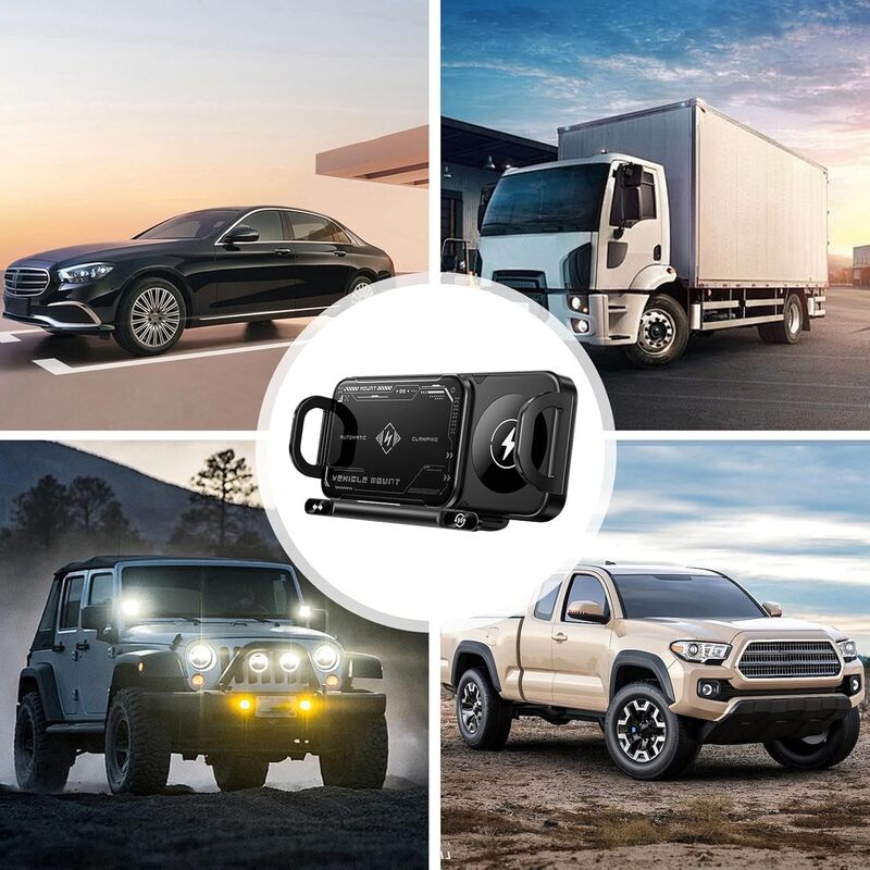 iToolMax 2 in 1 smart wireless car charger phone holder universal