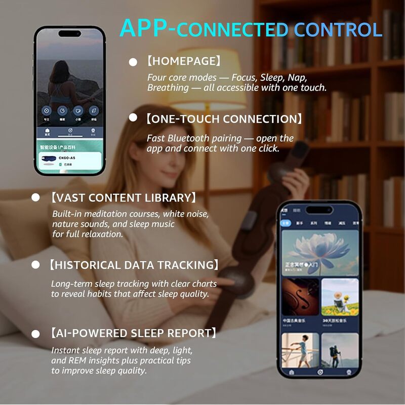 iToolMax 3d ai smart sleep mask app