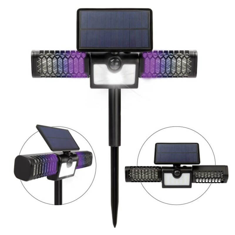 iToolMax 2 in 1 Solar Bug Zapper & Flood Light