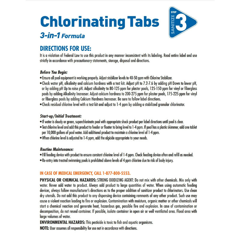 iToolMax 24 PCS 1 Inch Pool Chlorine Tablets for Solar Pool Chlorine Floater