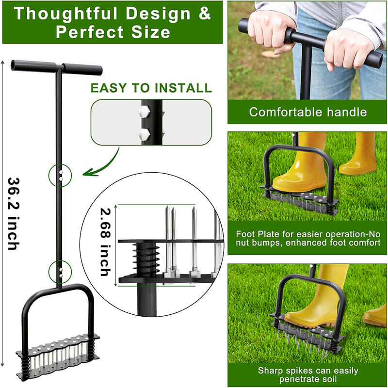 iToolMax Spike Lawn Aerator Tool