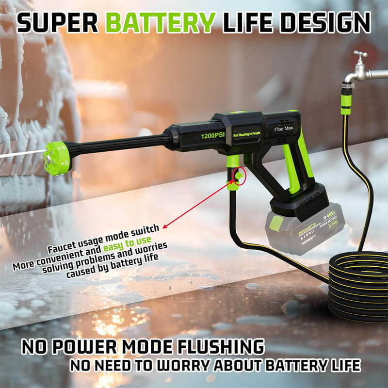 You can also directly connect it to the faucet without the batteries, and it comes with a faucet switch knob, so you can control the switch at any time without going to other places, that greatly extends the battery life.
