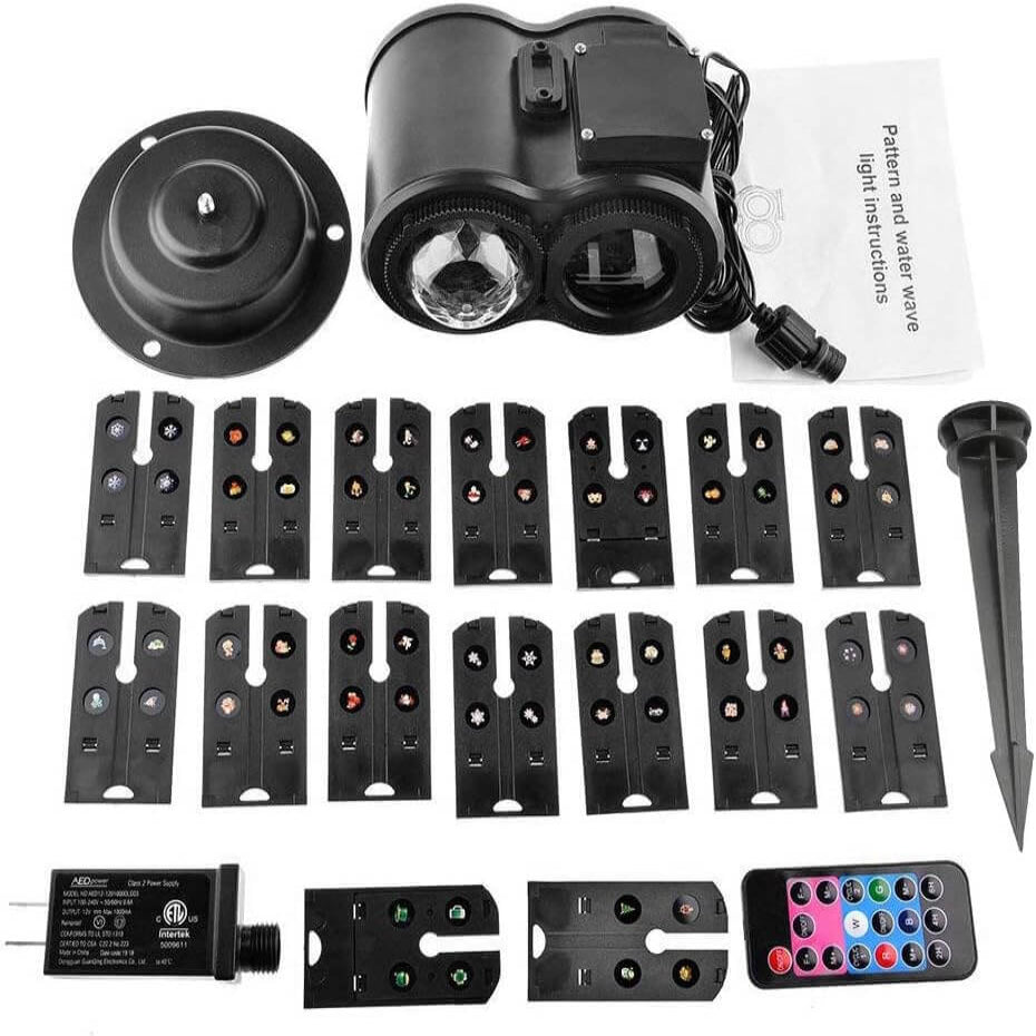 Equipped with complete accessories, easy to use and change the patterns slide.