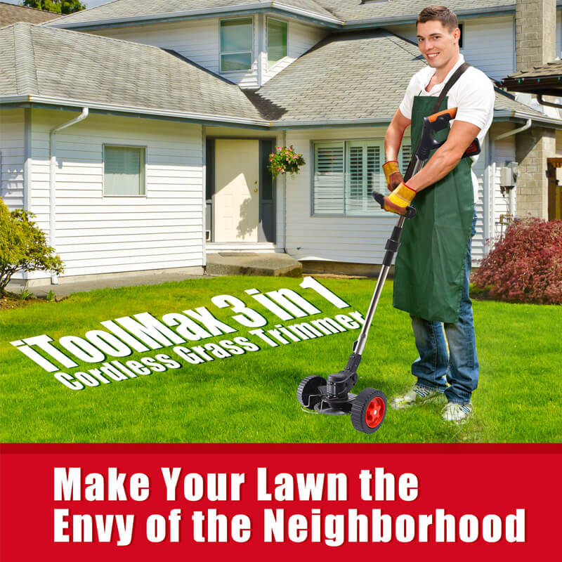 itoolMax 3 In 1 Cordless Grass Trimmer
