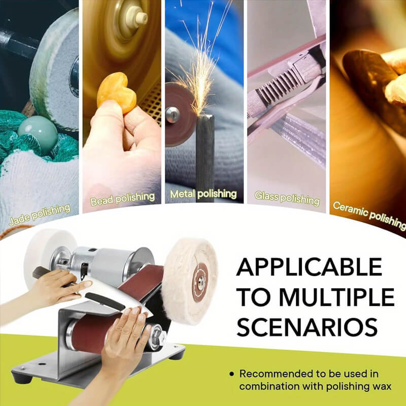 With additional accessories, it handles drilling, grinding, polishing, all in one compact tool! It is an ideal tool for DIY enthusiasts, carpenters, metal craftsmen and jewelry designer, etc.