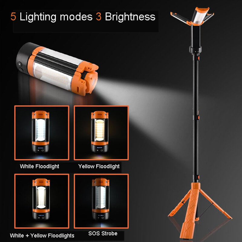 iToolMax Telescopic Camping Light with Stand