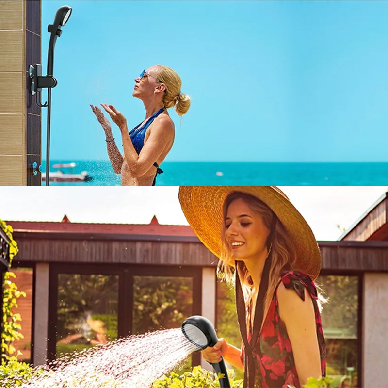 Say goodbye to feeling grimy on your outdoor adventures, this portable shower kit keeps you clean and refreshed anytime, anywhere. Whether you're camping, hiking, or at the beach, it can help you shower and wash. Great for outdoor adventures, pets & emergencies and more. Compact and powerful, it is your ultimate outdoor hygiene solution!