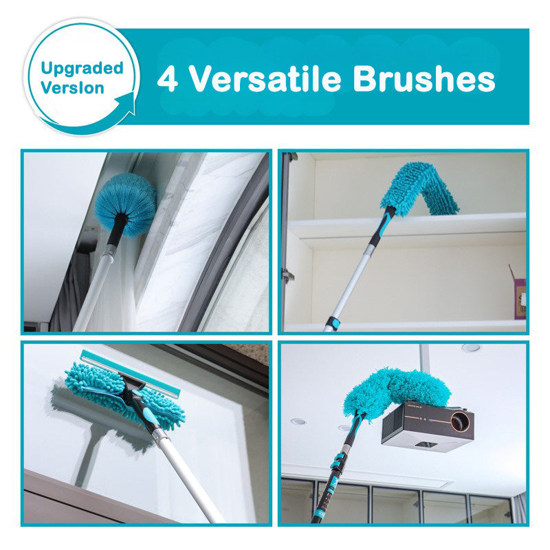 itoolmax 11.8ft 4 in 1 high reach duster kit versatile