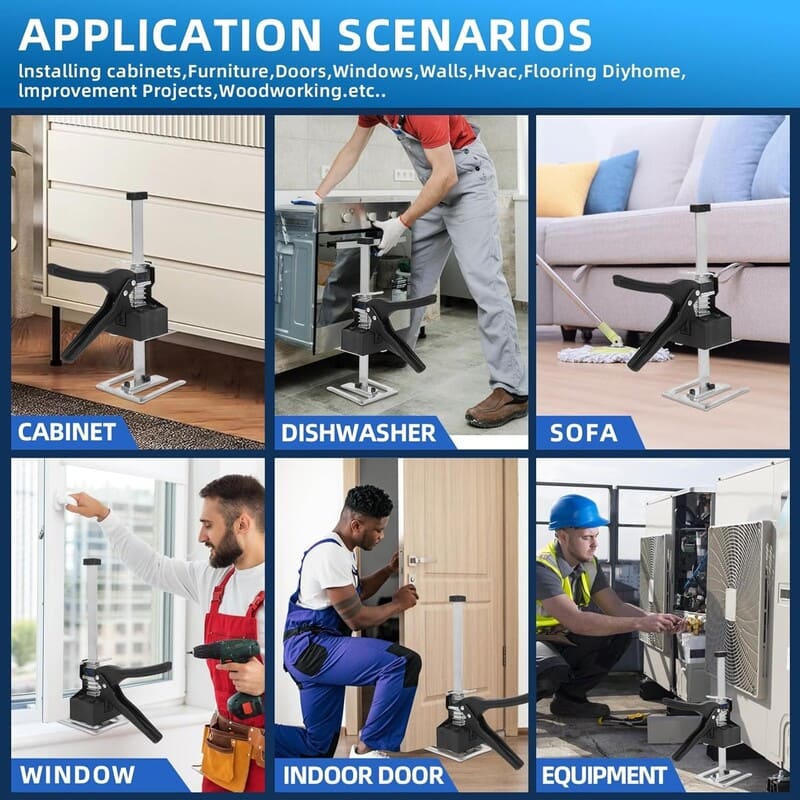 itoolmax 13.78" labor saving arm jacks with scale scenes