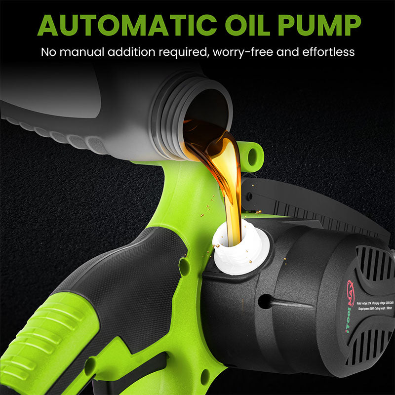 itoolmax 2 in 1 chainsaw with pole saw kit auto oil pump