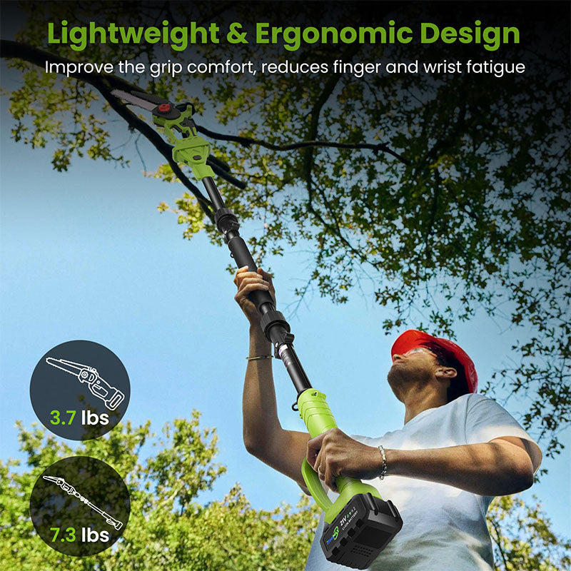itoolmax 2 in 1 chainsaw with pole saw kit lightweight