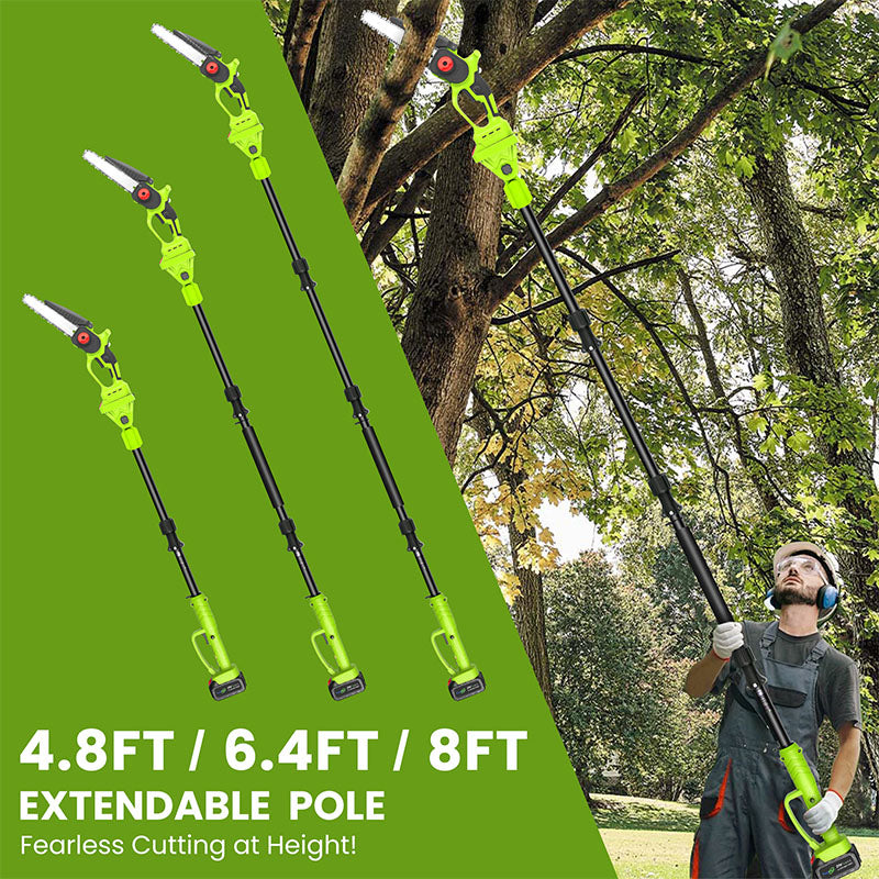 itoolmax 2 in 1 chainsaw with pole saw kit with pole