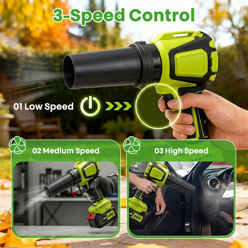 itoolmax 2 in 1 cordless leaf blower vacuum with 3 speed control