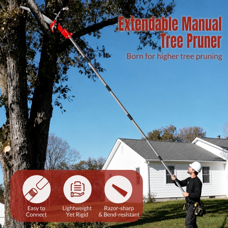 itoolmax 2 in 1 tree trimmer extendable pole