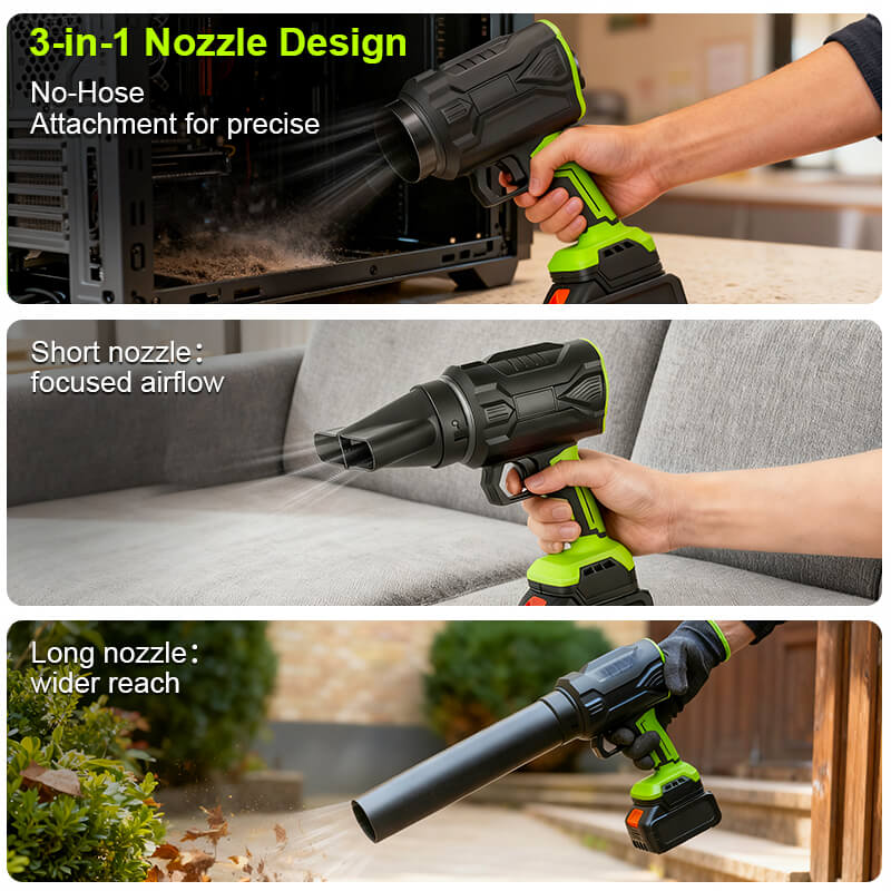 itoolmax 29000rpm cordless leaf blower nozzle design