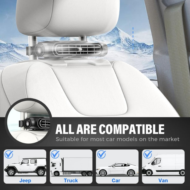 itoolmax 2pcs portable ac for car for all car models