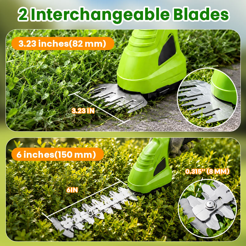 itoolmax 3 in 1 cordless hedge trimmer grass shear interchange baldes