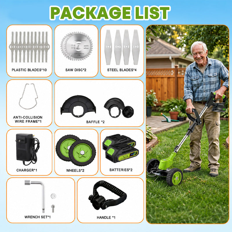 itoolmax 3 in 1 cordless weed eater packet