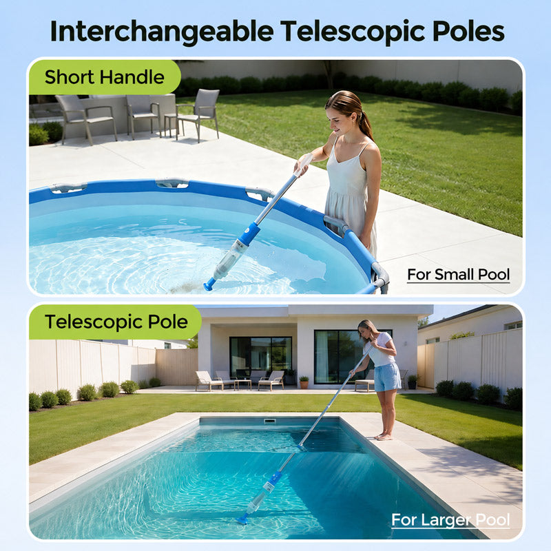 itoolmax 3 in 1 rechargeable pool vacuum cleaner adjustable