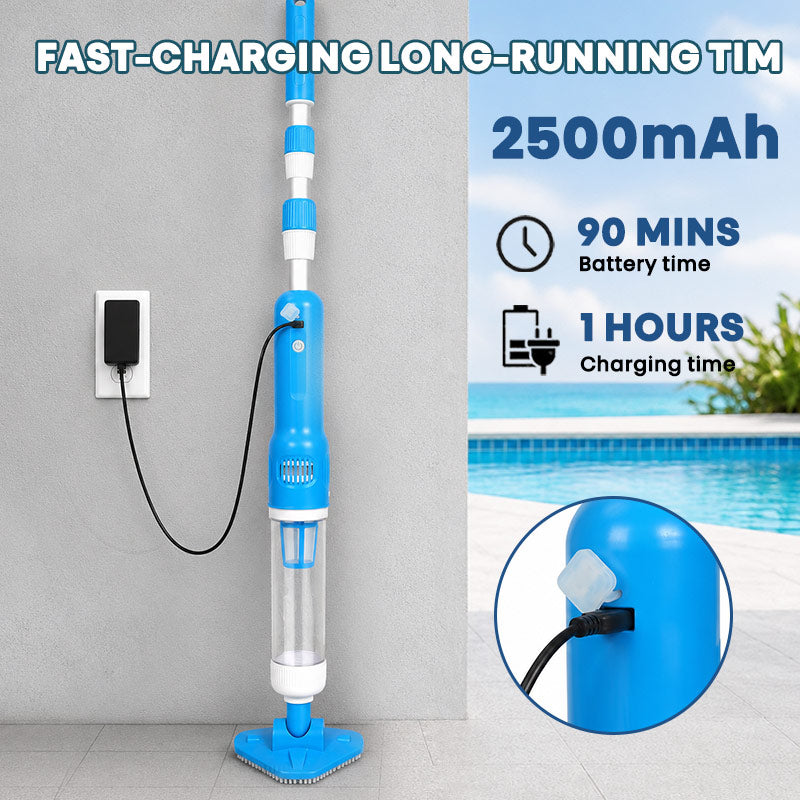 itoolmax 3 in 1 rechargeable pool vacuum clearn long lasting runtime