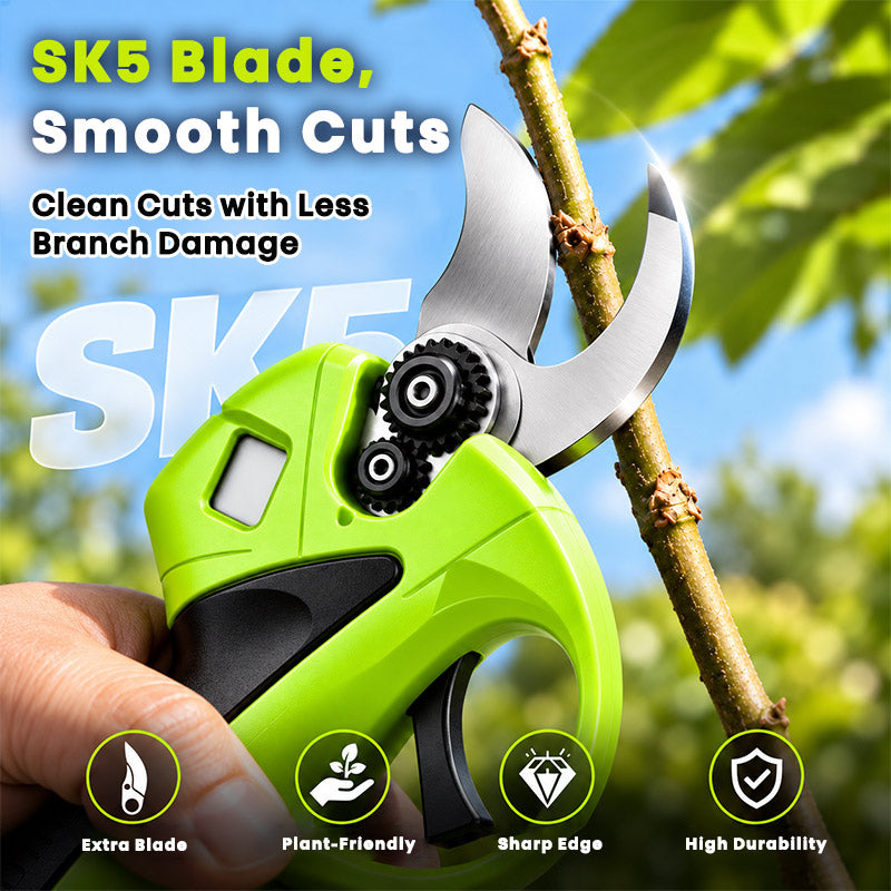 itoolmax 30mm cordless electric pruning shears with sk5 blade